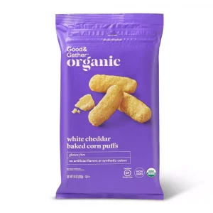 Organic White Cheddar Baked Puffs - 10oz - Good & Gather?