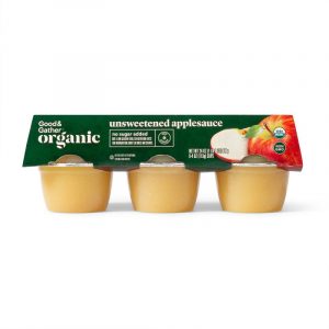 Good & Gather Organic Unsweetened Applesauce Cups -  6 CT