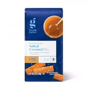 Good & Gather - Naturally Flavored Salted Caramel Light Roast Ground Coffee - 12oz