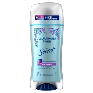 Secret Aluminum Free Deodorant for Women - Lavender - 2.4oz