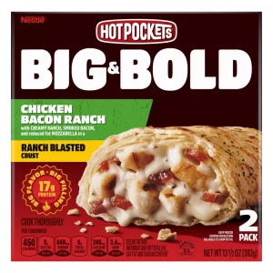 Hot Pockets Frozen Big & Bold Chicken Bacon Ranch - 13.5oz