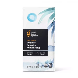 Good & Gather - Signature Coffee Organic Sumatra Mandheling Medium Roast Ground Coffee - 12oz