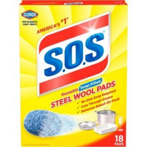 Clorox S.O.S Steel Wool Soap Pads - 18 CT