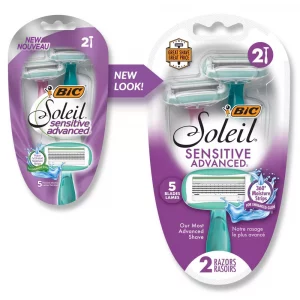 BiC Soleil Sensitive Advanced 5-Blade Women's Disposable Razors