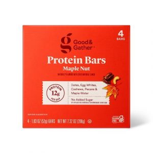 Good & Gather Protein Bars Maple Nut - 7.33oz/4ct