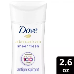 Dove Beauty Advanced Care Sheer Fresh 48-Hour Invisible Antiperspirant & Deodorant Stick - 2.6oz