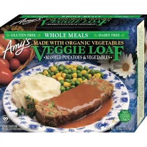 Amy's Vegan Gluten Free Frozen Organic Veggie Loaf & Mashed Potatoes - 10oz