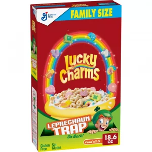 General Mills Family Size Lucky Charms Cereal - 18.6oz