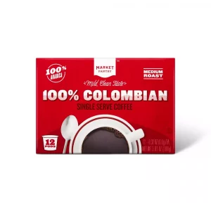 Market Pantry - Colombian Medium Roast Coffee - Single Serve Pods
