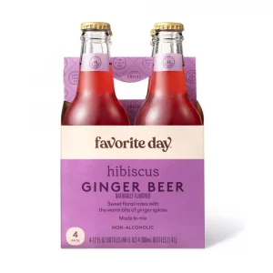 Favorite Day Hibiscus Ginger Beer - 4pk/12 fl oz Bottles