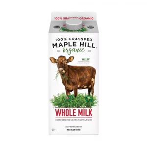 Maple Hill 100% Grassfed Organic Whole Milk - 0.5gal