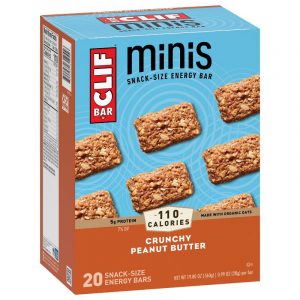 CLIF Bar Crunchy Peanut Butter Energy Bar Minis - 20ct