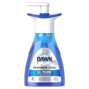 Dawn Platinum Dishwashing Foam Pump, Fresh Rapids Scent Soap - 10.1 fl oz