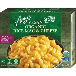 Amy's Organic Gluten Free and Vegan Frozen Rice Macaroni and Cheese - 8oz