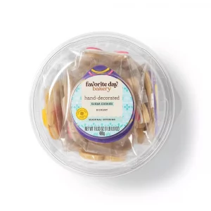 Favorite Day Spring Assorted Decorated Cookie Tub - 16.93oz