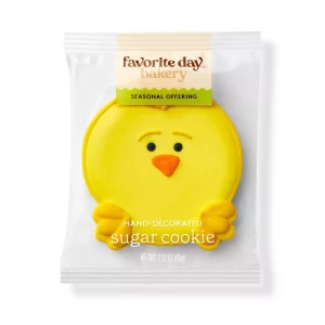 Favorite Day Easter Chick Decorated Cookie - 2.12oz