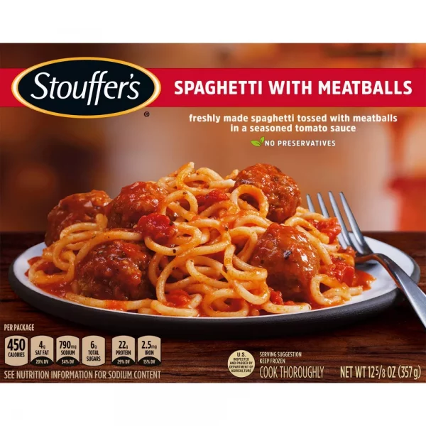 Stouffer's Frozen Classics Spaghetti With Meatballs - 12.625oz