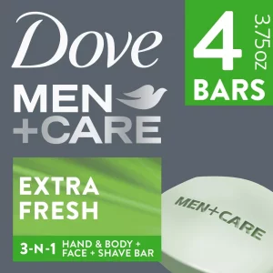Dove Men+Care Extra Fresh Body and Face Bar Soap