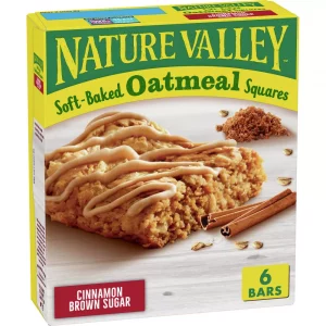Nature Valley Cinnamon Brown Sugar Soft-Baked Oatmeal Squares - 7.44oz/6ct