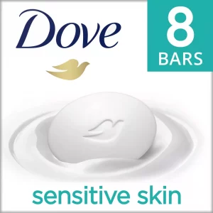 Dove Beauty Sensitive Skin Unscented Beauty Bar Soap - 8pk - 3.75oz each