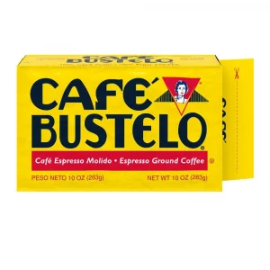 Caf? Bustelo Espresso Vacuum-Packed Dark Roast Ground Coffee - 10oz