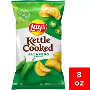 Lay's Kettle Cooked Jalape?o Flavored Potato Chips - 8oz