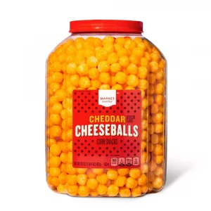 Cheddar Cheese Balls Corn Snacks - 20oz (1lb 4oz) 567g - Market Pantry?
