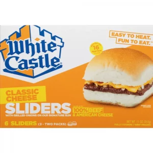 White Castle Microwaveable Frozen Cheeseburger Sliders