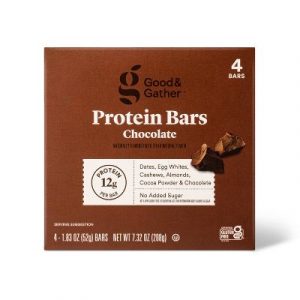 Good & Gather Protein Bars Chocolate - 7.33oz/4ct