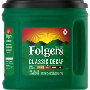 Folgers Classic Medium Roast Ground Coffee - Decaf - 25.9oz