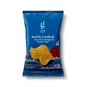 Sea Salt and Vinegar Kettle Cooked Potato Chips - 8oz - Good & Gather?