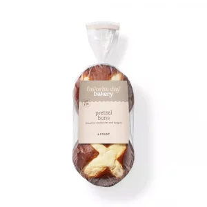 Market Pantry Pretzel Buns - 15.2oz/4ct