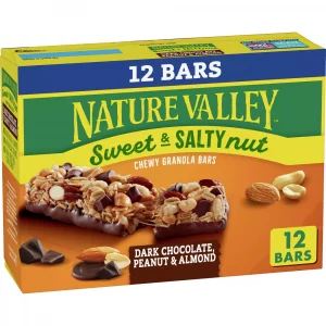 Nature Valley Sweet & Salty Dark Chocolate Peanut & Almond Bars - 12ct/14.8oz