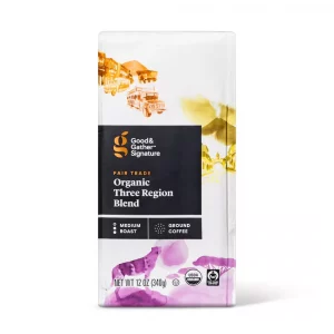 Good & Gather - Signature Coffee Organic Three Region Blend Medium Roast Ground Coffee - 12oz