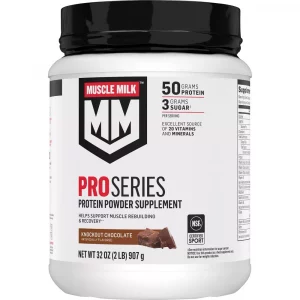 Muscle Milk Pro Series Protein Powder - Knockout Chocolate - 32oz