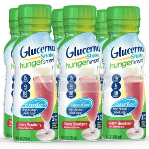 Glucerna Hunger Smart Nutrition Shake Creamy Strawberry 10 oz - 6 Pack