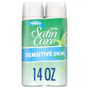 Gillette Satin Care Sensitive Skin Women's Shave Gel Twin Pack - 7oz/2pk