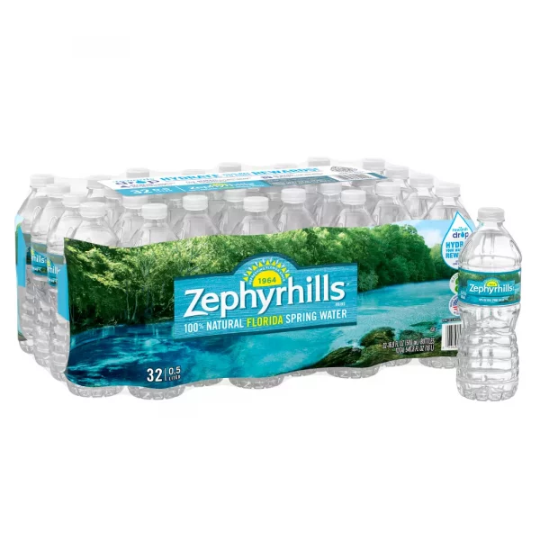 Zephyrhills 100% Natural Spring Water - 32pk/16.9 fl oz Bottles