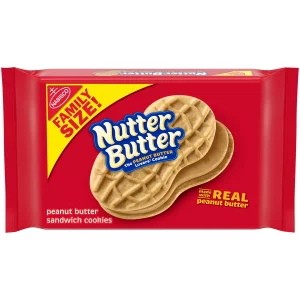 Nutter Butter Peanut Butter Sandwich Cookies - Family Size - 16oz