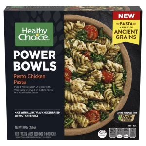 Healthy Choice Frozen Power Bowls Pesto Chicken Pasta - 9oz