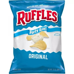 Ruffles Original Flavor Party Size Ridged Potato Chips - 13oz