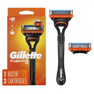 Gillette Fusion5 Men's Razor + 2 Razor Blade Refills