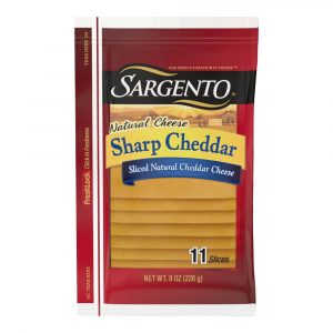 Sargento Natural Sharp Cheddar Sliced Cheese - 8oz/11 slices