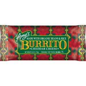 Amy's Bean & Cheese Frozen Burrito - 6oz