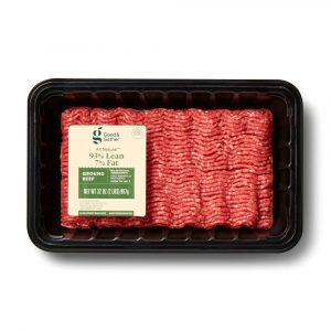 Good & Gather All Natural 93/7 Ground Beef - 2lbs