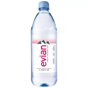 Evian Natural Spring Water - 33.8 fl oz Bottle