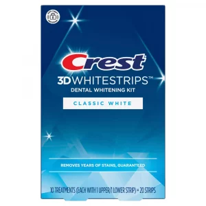 Crest 3D Whitestrips Classic White At-home Teeth Whitening Kit - 10 Treatments