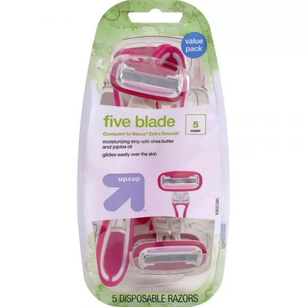 Women's 5 Blade Disposable Razors - up & up?