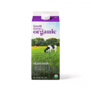 Good & Gather? - Organic Skim Milk - 0.5gal