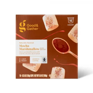 Good & Gather - Naturally Flavored Mocha Marshmallow Light Roast Ground Coffee Single Serve - 16ct